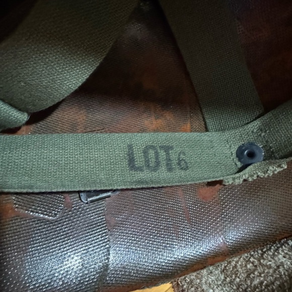 Vintage Vietnam War era US Army M1 combat helmet with liner - Picture 11 of 11